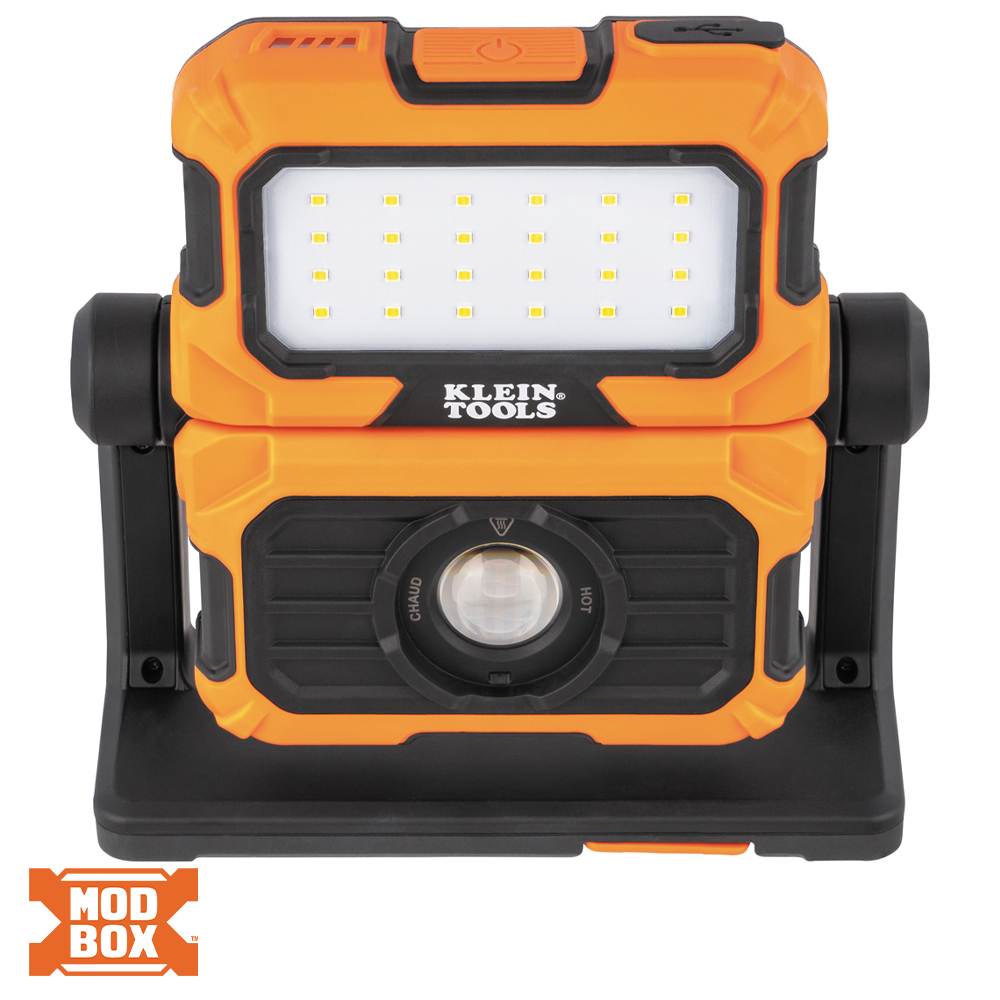 KLEIN TOOLS MODbox Rechargeable Dual Beam LED Work Light 1 Modbox Dual Beam LED Work Light