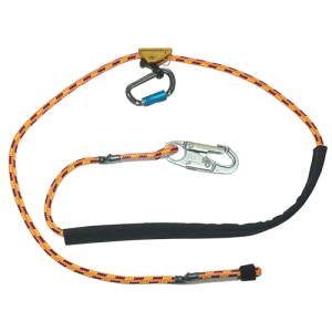 BASHLIN 4019 Series Adjustable Rope Positioning Lanyard with 90° Twist 2 Adjustable Rope Positioning Lanyard
