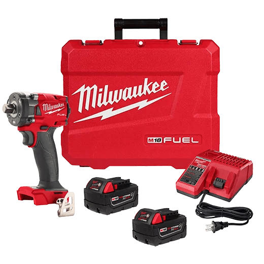 MILWAUKEE M18 FUEL 1/2" Compact Impact Wrench w/ Pin Detent Kit 11 Compact Impact Wrench
